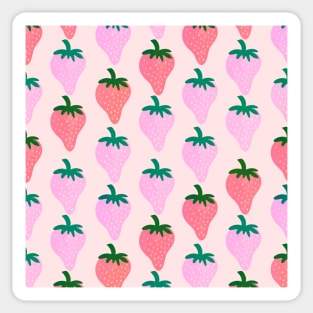 Summer Strawberries Pattern Sticker